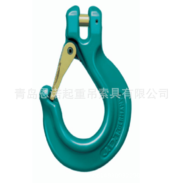 德国JDT 环眼吊钩 羊角吊钩 宽口吊钩 自锁钩  型号齐全