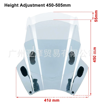 Universal Motorcycle Windshield Adjustable – Motorcycle front windshield