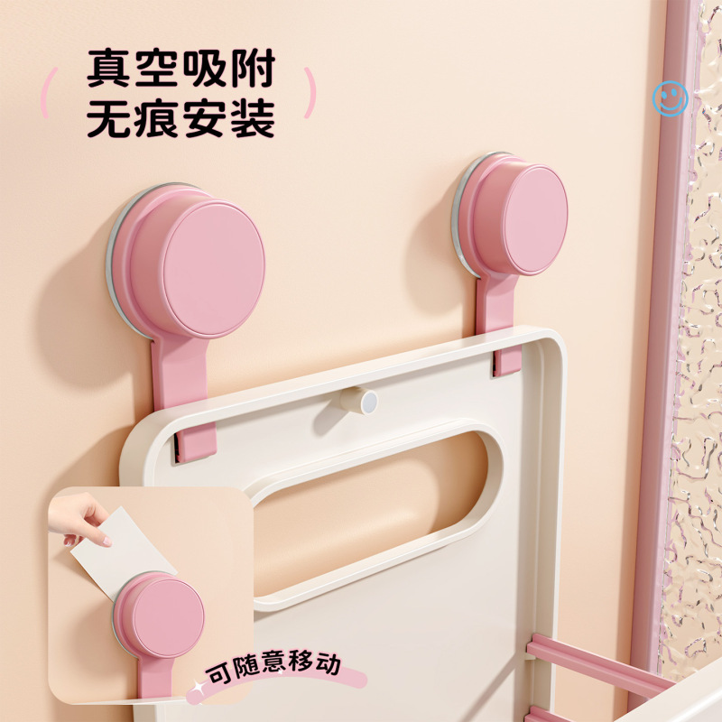 壁挂可折叠脏衣篓2025新款多巴胺大号卫生间置物架卡通可爱收纳筐|undefined