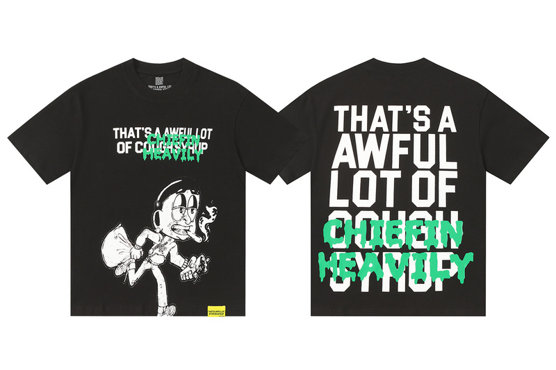 あれ。 SA AWFUL LOT OF COUGH SYRUP メンズ ヒップホップ ラップコラボ 半袖Tシャツ|undefined