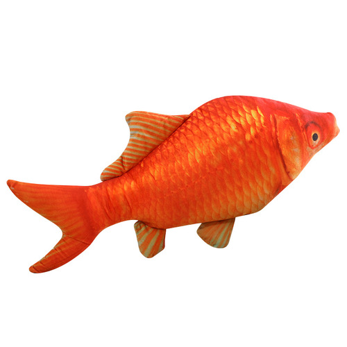 Simulated fish pillow, black fish doll sofa cushion, perch, yellow croaker, crucian carp, Amazon children's gift, plush toy