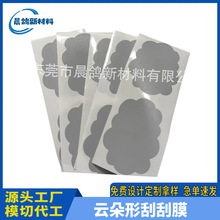 云朵形刮刮膜环保无味DIY明信卡片涂层贴创意贴网红刮刮乐抽奖贴
