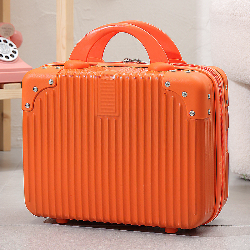 Fashion creative 14-inch luggage Women's Cosmetic Case hand gift box large capacity portable 16-inch password box wholesale Fashion creative 14-inch luggage Women's Cosmetic Case hand gift box large capacity portable 16-inch password box wholesale