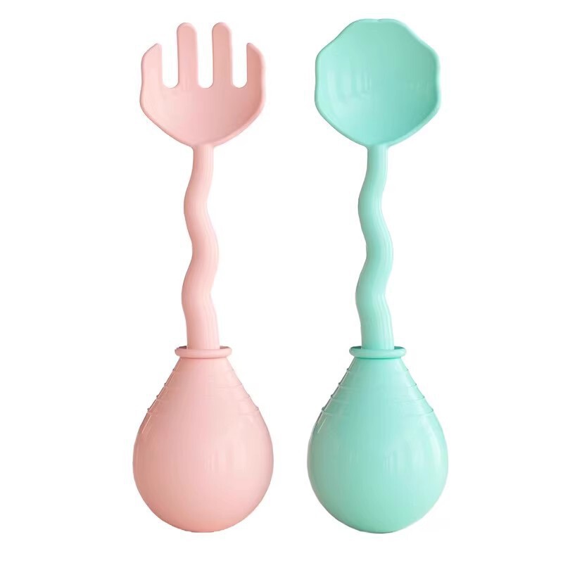 新しい子供用栄養補助食品食器セット、赤ちゃんが食べることを学ぶ、ハンドル付き幼稚園、落下防止、火傷防止、タンブラースプーンとフォーク|undefined