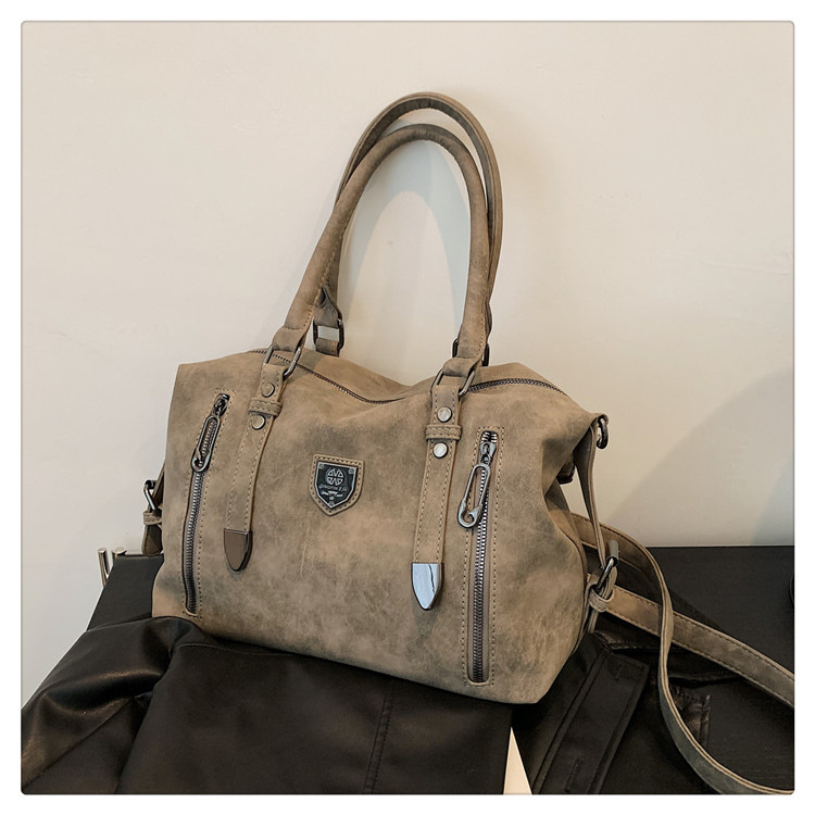 New cross-border foreign trade women's bag 2024 Retro casual handbag, European and American trend single-shoulder crossbody bag, tote bag for women undefined