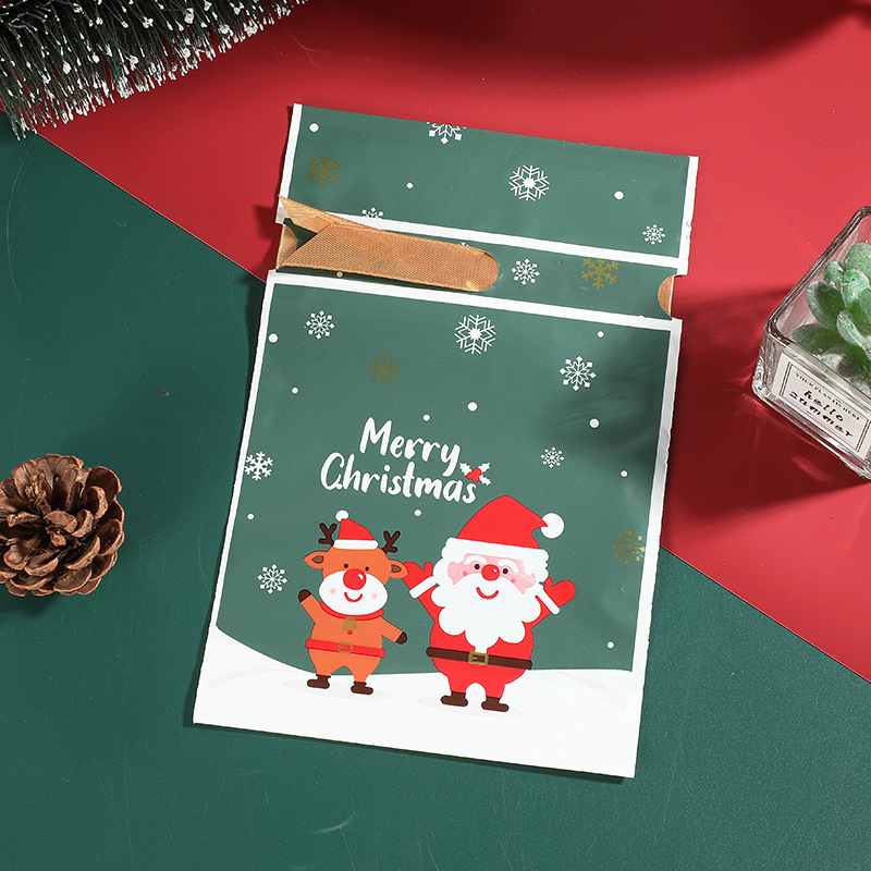 クリスマスキャンディーバッグギフト包装袋リボン巾着アップルウサギ耳漫画巾着袋在庫ありクロスボーダー|undefined