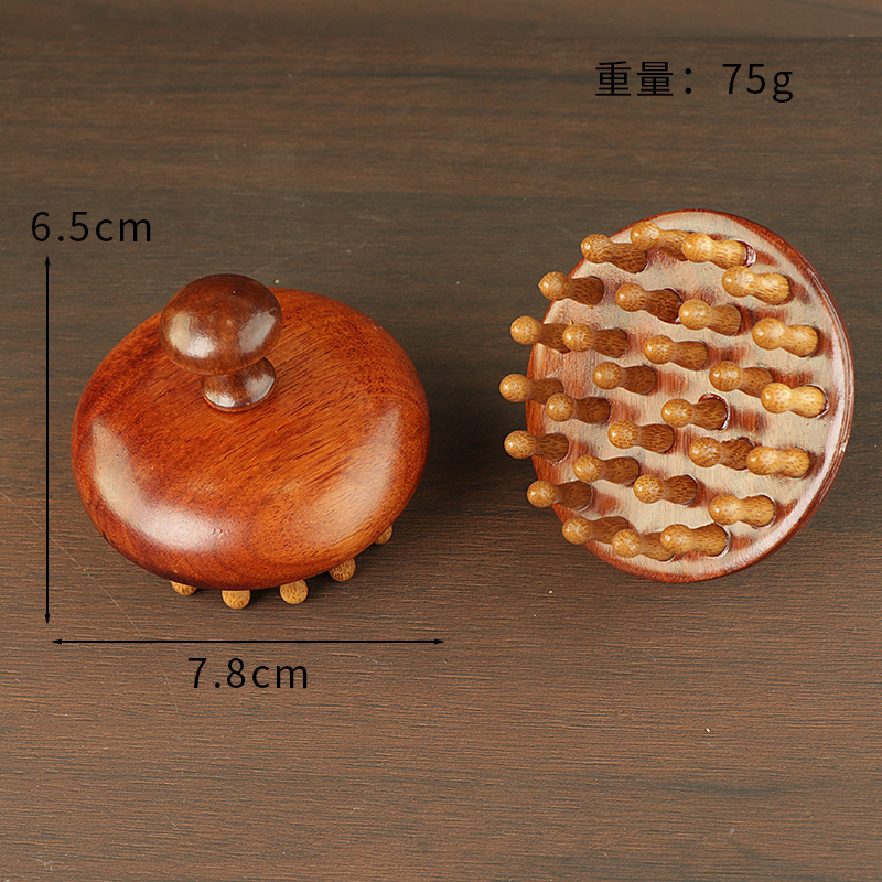 가는 이빨이 있는 28개 치아 마사지 빗 [보통]