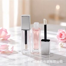 长方形玻璃瓶粉底液10ml唇釉管毛刷小样遮瑕唇彩化妆品分装瓶包材