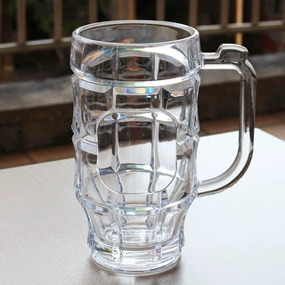 wow定制PS手柄塑料酒杯540ml塑料马克杯杯酒店聚会派对塑胶啤酒杯