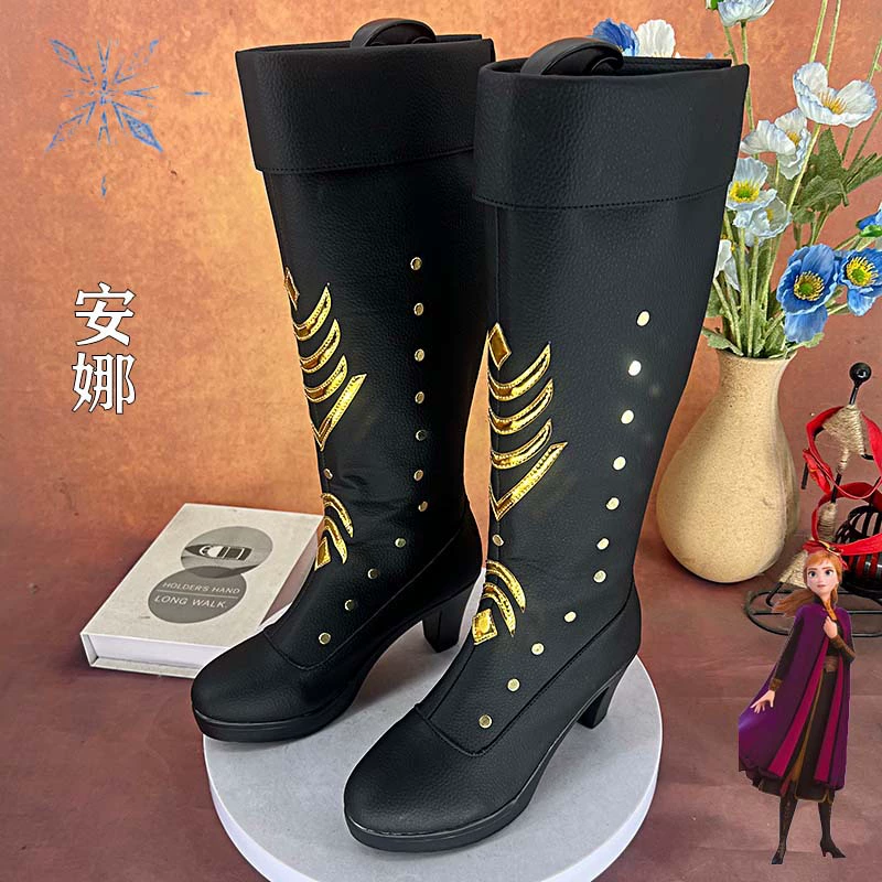 Frozen 2 Anna обувь для косплея для девочек Лоли аниме комикс шоу обувь для выступлений