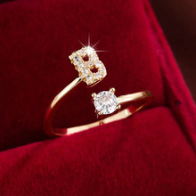 TEMU���N26��Ӣ����ĸ΢��ʯ�r��Ůʿ��ָ �~�14K�_����Ȧ�F؛