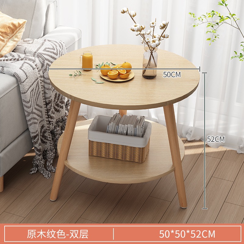 Mesa pequeña mesa de té sala de estar doméstica nórdica sofá lado dormitorio moderno simple mesa de té sala de alquiler mesa de té