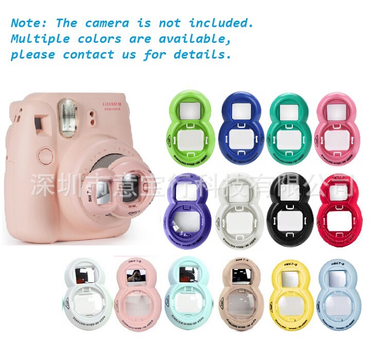 Polaroid camera accessories self-shooting Mirror 8-word mirror suitable for mini7s/8/8 +/9 universal self-shooting mirror wholesale