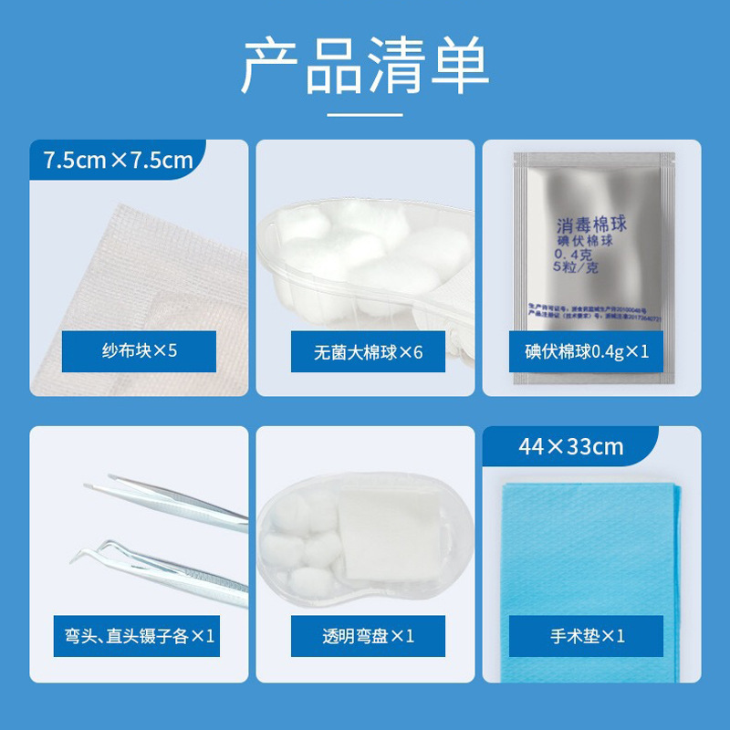 振徳交換薬バッグ無菌医療看護外傷手術消毒傷口救急部品使い捨て医療用交換薬|undefined