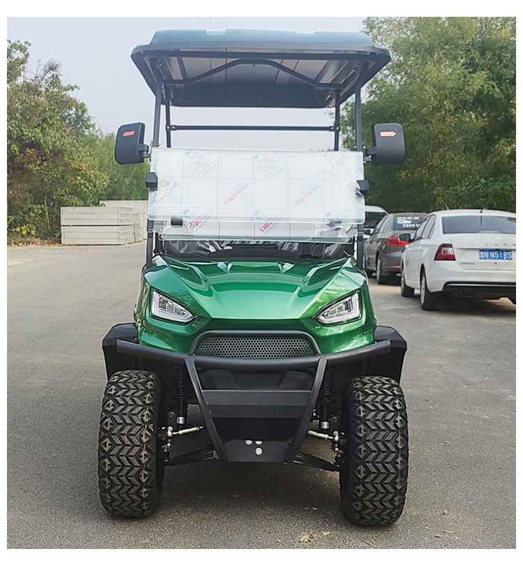 Foreign trade 4 8 electric four-wheel golf cart scenic spot tour shuttle patrol ferry electric sightseeing bus