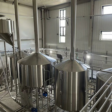 年产1万吨啤酒厂设施 山东啤酒机源头厂家 精酿啤酒设备