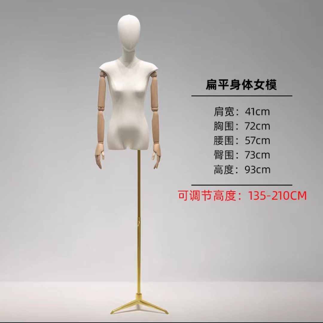 Maniquí Femenino de Medio Cuerpo de Plástico, para Tienda de Ropa image 48