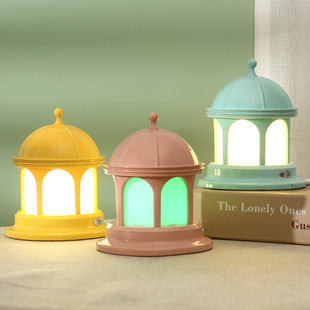 Retro intelligent voice-controlled night light in-line LED touch light creative bedroom bedside voice-controlled desk lamp