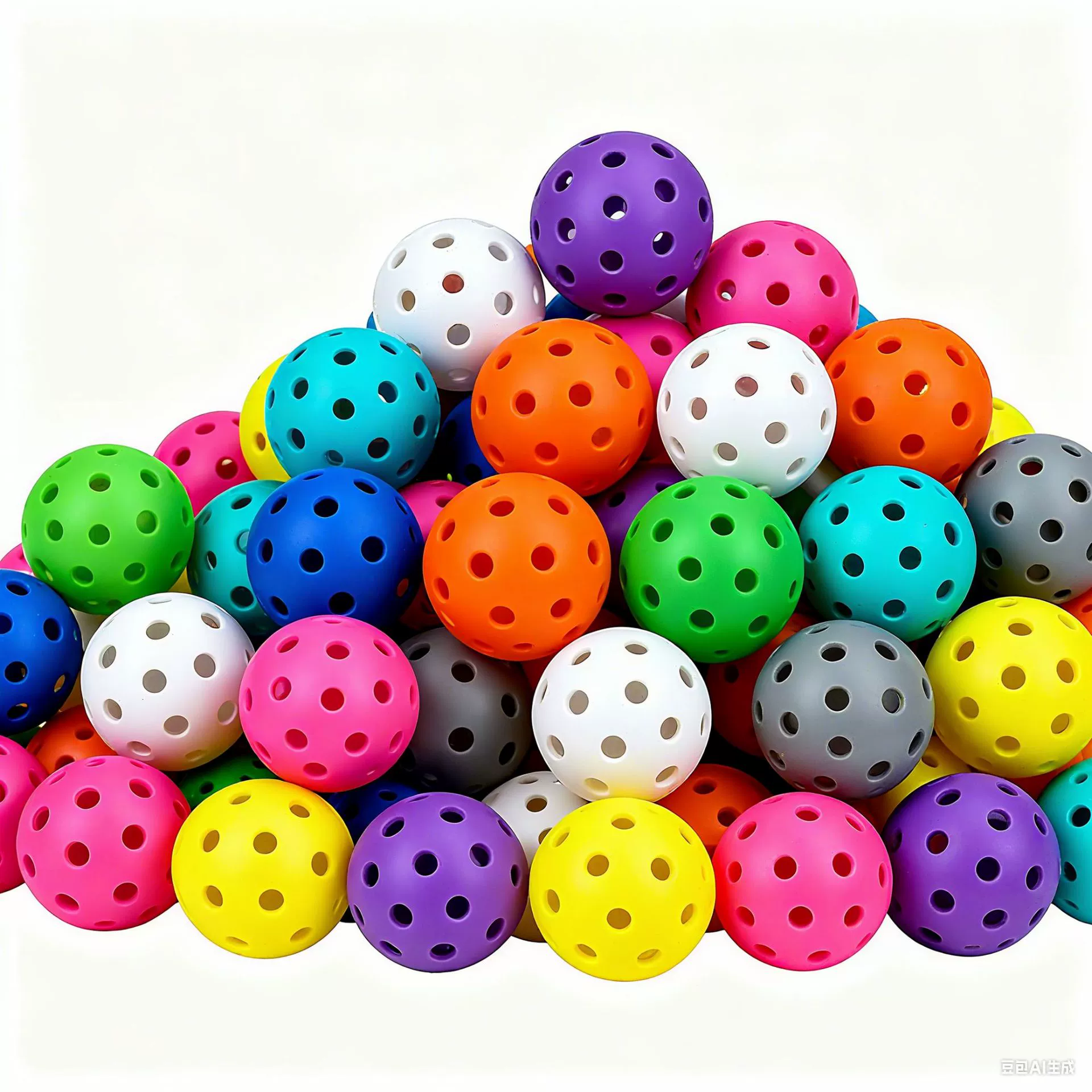 Оптовая продажа заводских ракеток для пиклбола для улицы, 40 отверстий, 74 мм, ротационного формования, литья под давлением, для спорта на открытом воздухе