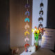 Seven-wheel Crystal Gravel Tree of Life Pendant Seven-color Hand-woven Hanging Ornaments Room Living Room Wall Decorations Delivered