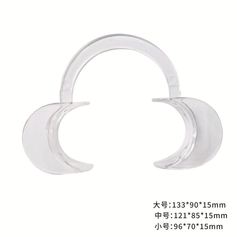 Modelo dental transfronterizo tipo C, accesorios para abrir la boca, color blanco pequeño, mediano y grande, se puede esterilizar a alta temperatura y desechable