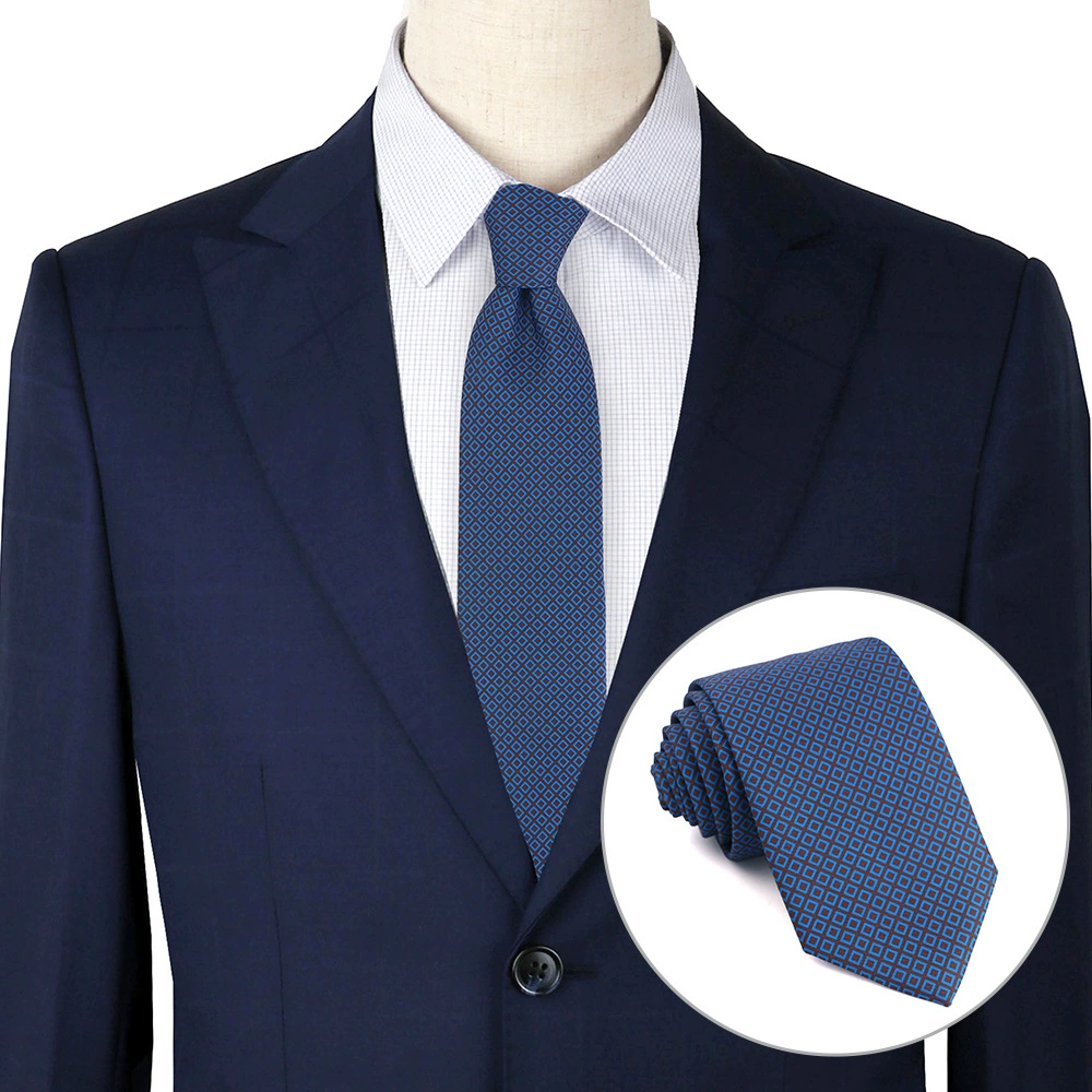 Men's spring tie, retro classic suit jacket, 2023