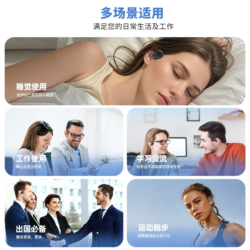 Новая AI-переводческая гарнитура Xiaocoon JM13 беспроводная Bluetooth-гарнитура с поддержкой многязычного перевода в реальном времени