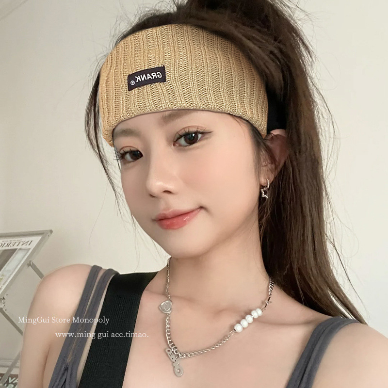 Correa de tejido para mujeres de alta calidad, sombrero de luna a prueba de viento, otoño y invierno después del parto, pañuelo caliente de noviembre.