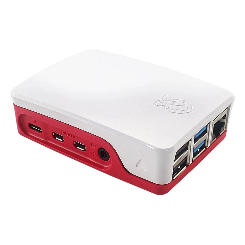 Совместимо с Raspberry PI, корпус B для Raspberry PI совместим с 3-м/4-м поколением, красно-белый корпус