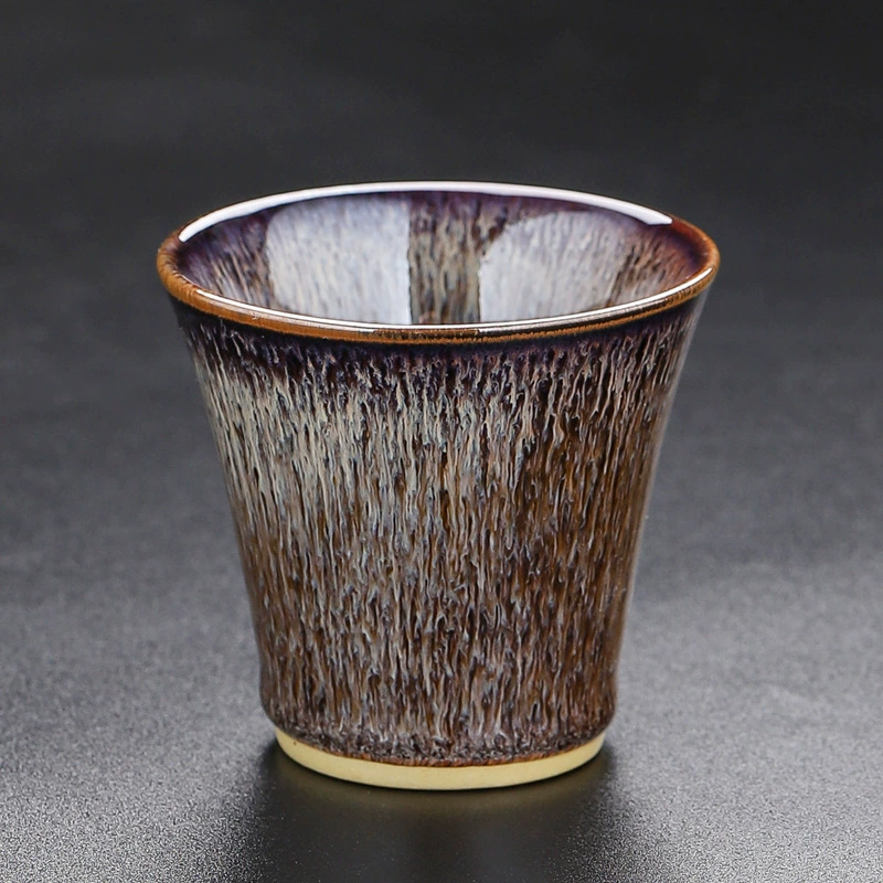 Мастер чашка Jun Kiln Change Special Ceramic Tea Cup Small Pin Cup Fashion Classic Douyu Cup Tea Cup Kung Fu Tea Set