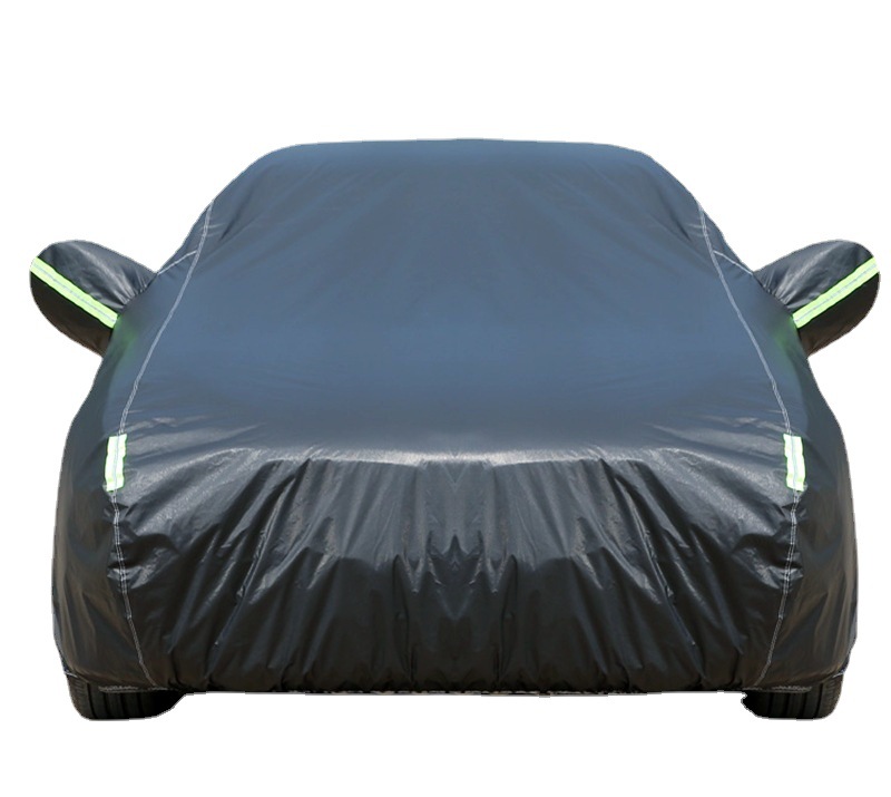 Suministros de coche engrosada ropa de coche de algodón flocado impermeable protección solar antirrobo cubierta del coche fábrica directa de una sola pieza de entrega