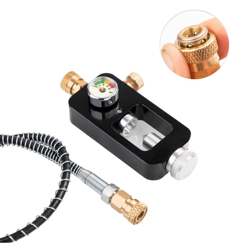 Cesta de flores cabeza cilindro de oxígeno de buceo válvula inflable adaptador de buceo botella grande a botella pequeña válvula de llenado de suministro transfronterizo