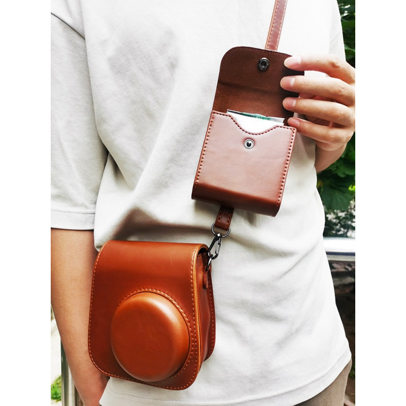 Fuji Polaroid Mini12/11 Camera Bag 7+ Transparent 90 Leather 8/9 Storage Transparent 40 Protective Case Zhao Zhiwu