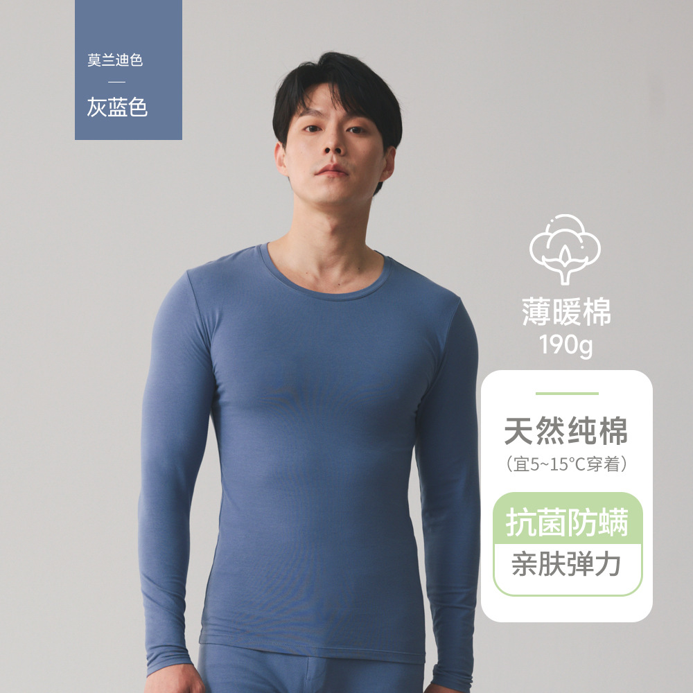 Men's tops - gray blue