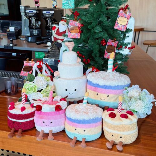 jc Small Animal Series Plush Toy Cake Food Valentine's Day Gift Cute Plush Toy
