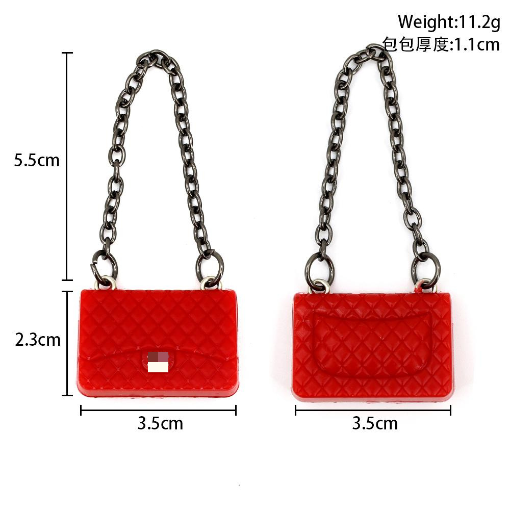 Dollhouse mini muñeca casa pequeña bolsa BJD bolsa de estilo de marca 6 centavos bolsa de muñeca 30 cm accesorios de muñeca