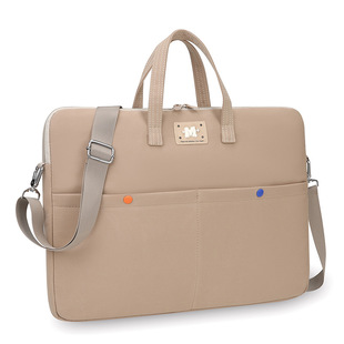 New Computer Bag Simple Pure Color Waterproof Satchel 13inch iPad Tablet 14inch Computer Keyboard Bag 15.6inch