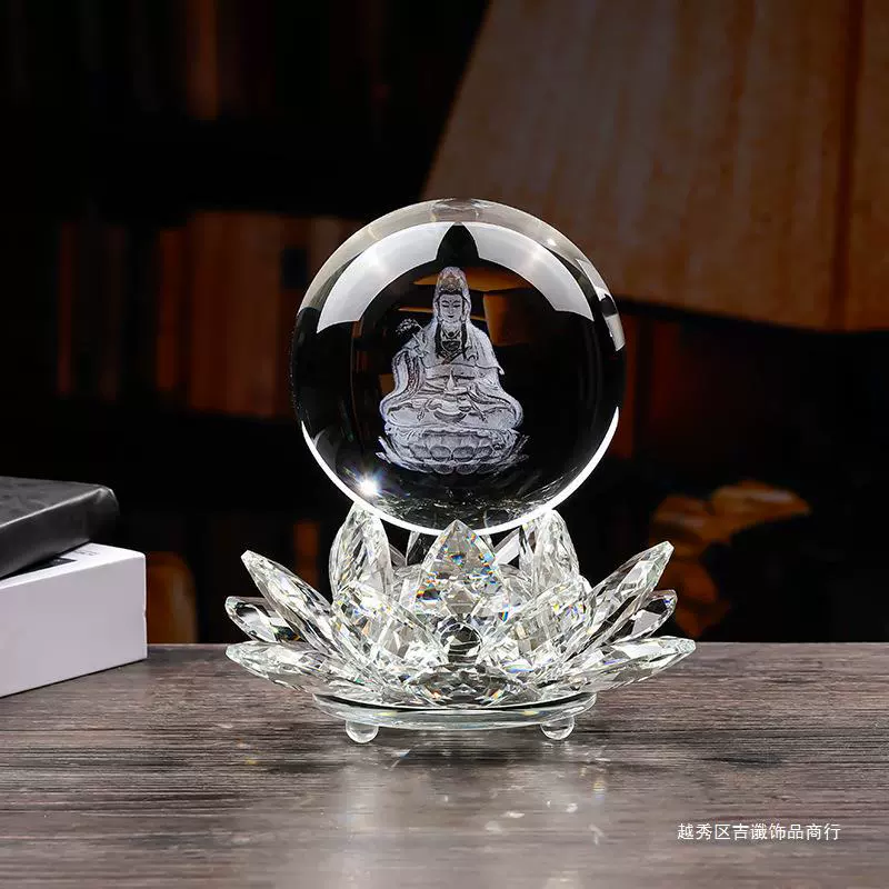 Хрустальный шар украшение лотоса украшения дома гостиная телевизионный шкаф входной шкаф