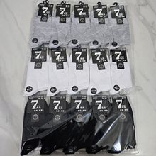 春夏秋男士中高腰平面/网眼中筒棉袜 现货批发时尚纯色棉袜跑量款