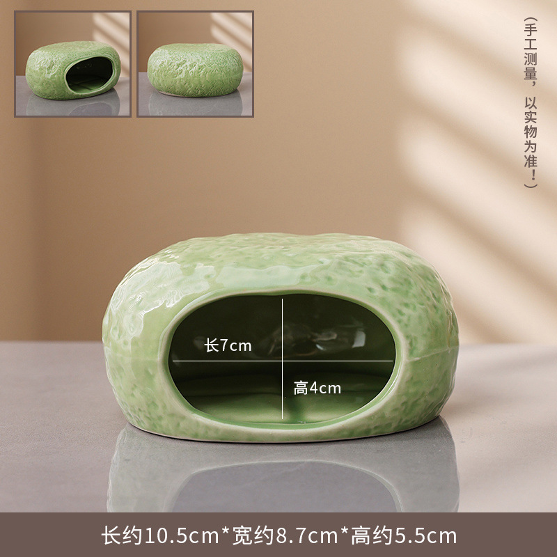 스톤 패턴 작은 돌 녹색(작은 햄스터에게 적합)