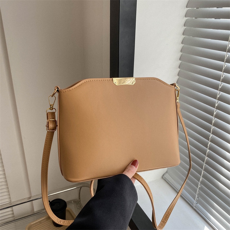 Nuevo 2024, bandolera/bolso de hombro, gran capacidad, bolso pequeño, bolso tipo concha, retro, minimalista, transfronterizo