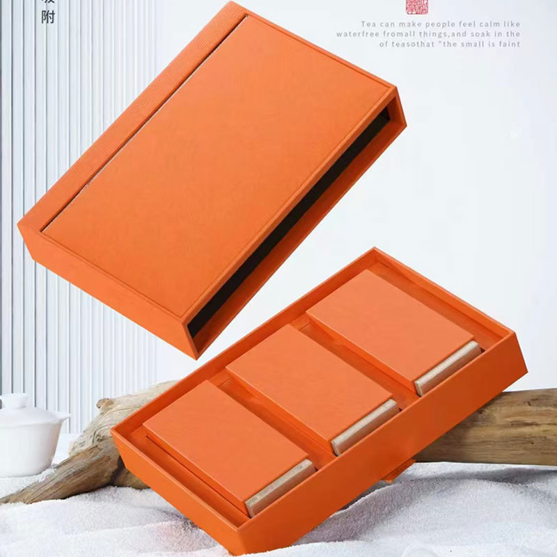 一两岩茶大红袍茶叶包装空礼盒6泡高端三小盒红茶包装盒纸盒定制