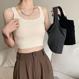 Top with cups, tank top, design brand suit, trend of season