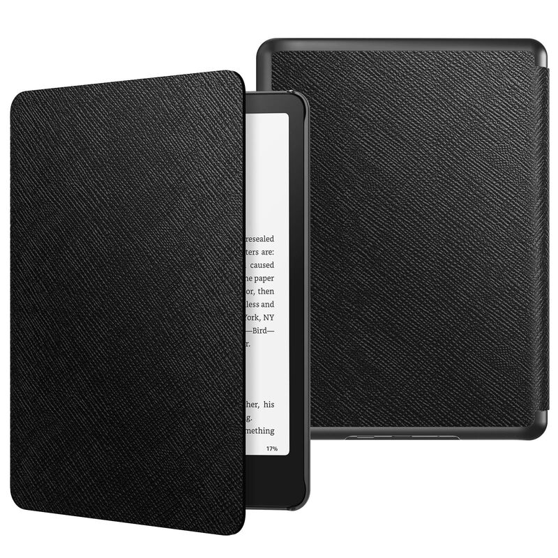 Suitable for Amazon Kindle 2019 Youth Edition 658 Leather Case with Cross Pattern Ultra-Thin Kindle 8Th Generation Protective Case