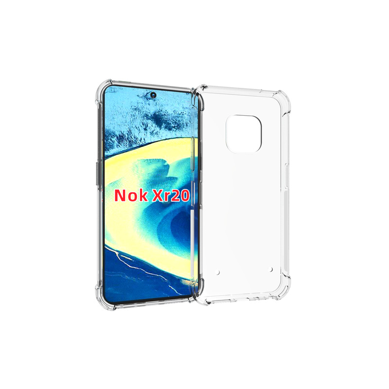 Applicable to Nokia XR20 mobile phone case Nokia xr 20 protective case transparent TPU four-corner airbag drop-resistant shell Applicable to Nokia XR20 mobile phone case Nokia xr 20 protective case transparent TPU four-corner airbag drop-resistant shell