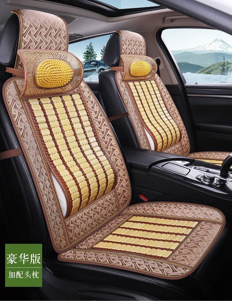 Universal Cooling Seat Cushion for Forklifts and Loaders, Breathable Mahjong Mat Seat Cushion for Excavators, Construction Machinery, and Cars in Summer