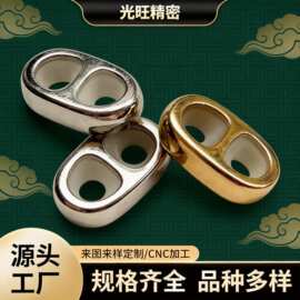 源头厂家不锈钢djy手链八字扣可双向调节五金饰品配件项链扣头。