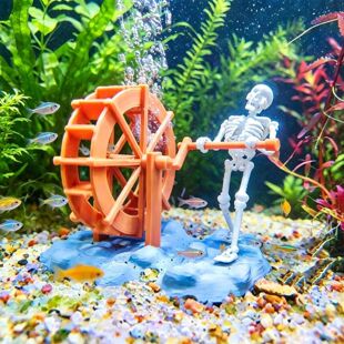 �羳���� Skull Decoration for Fish Tank ˮ������݄����Ǽ�