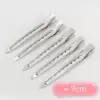 1 silver 9cm eight-hole hairpin