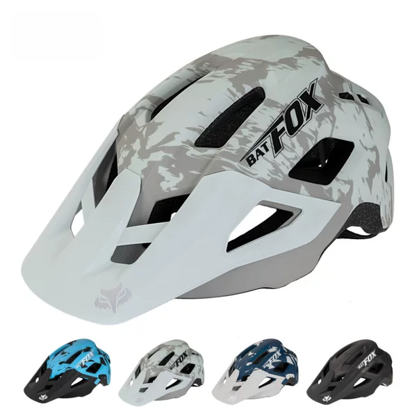 BAT FOX Mountain Bike Helmet Men and Women Teenagers Adult Downhill Cycling Helmet Equipment Half Helmet